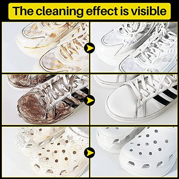 Natural Sneaker & Shoe Cleaner Wipes - 1 Packs of 80 - Portable Sneakers Cleaner Shoe Wipes Quickly Remove Dirt & Stains